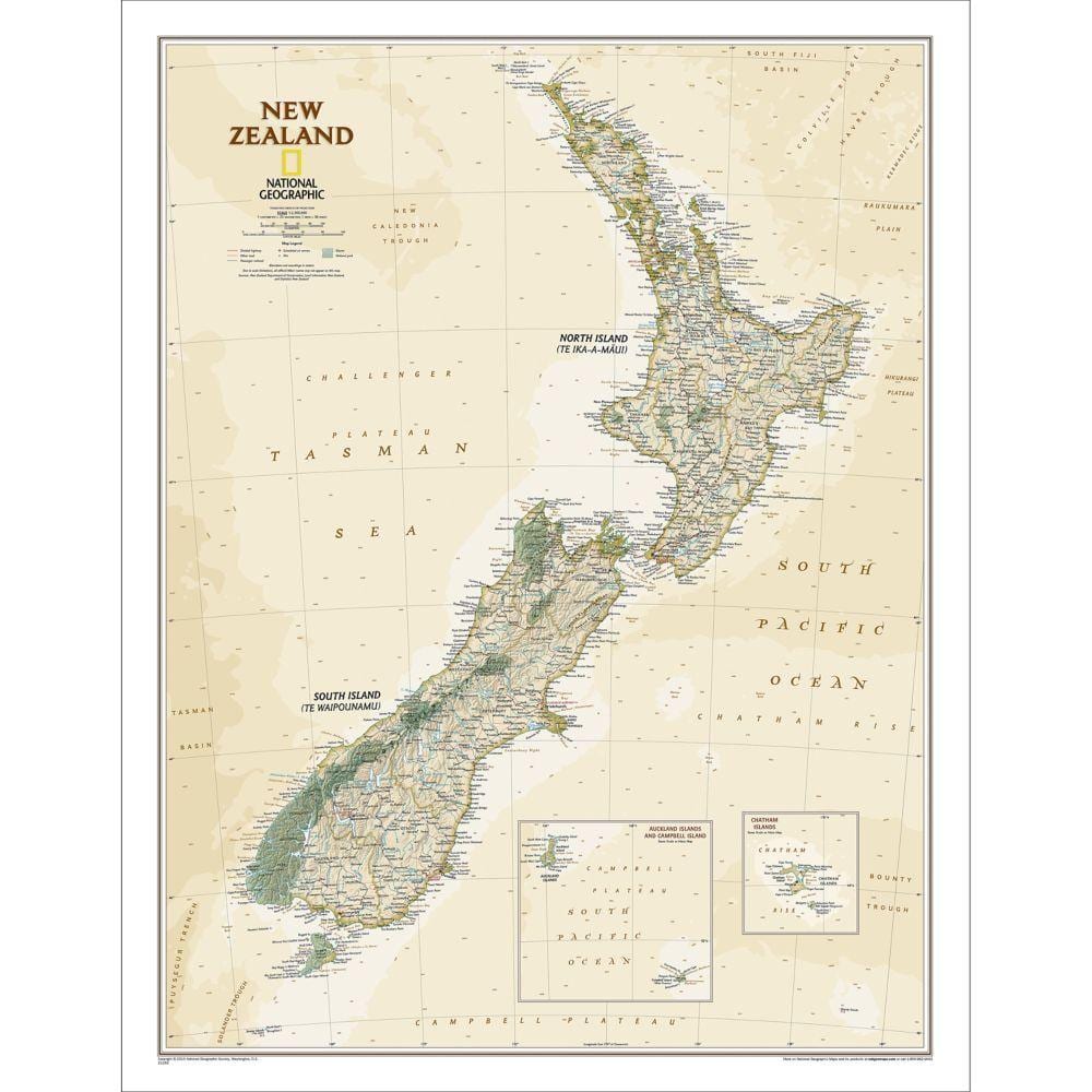 national geographic nova zelanda mapa