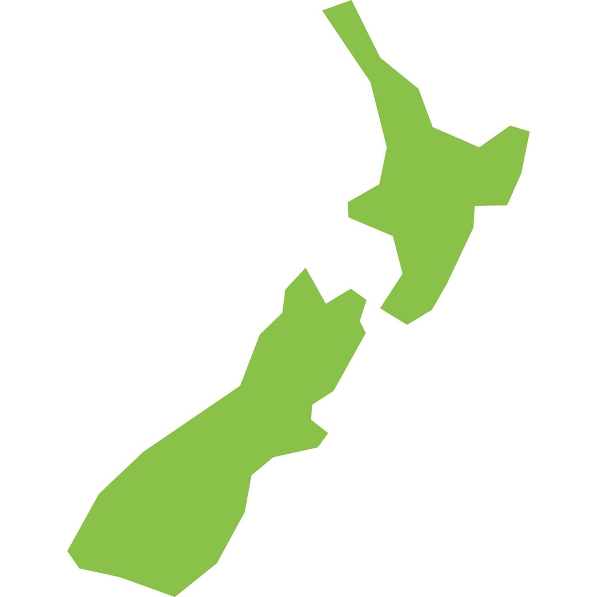 Mapa de nova zelanda png