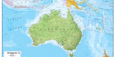 Austràlia nova zelanda mapa