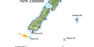 Mapa de nova zelanda i les illes circumdants