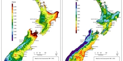 Mapa de nova zelanda climàtic