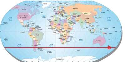 Mapa de nova zelanda latitud