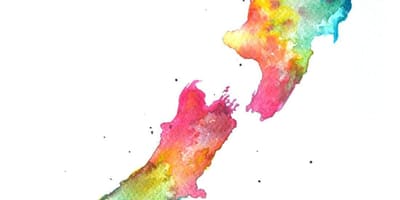 Mapa de nova zelanda art